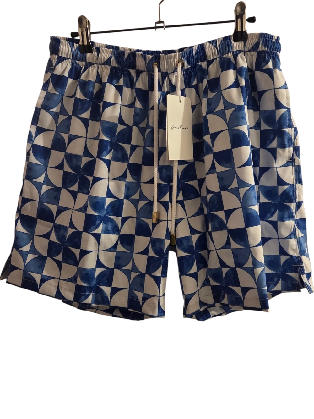 Kenny Flowers Blue and White Patterned Swimwear